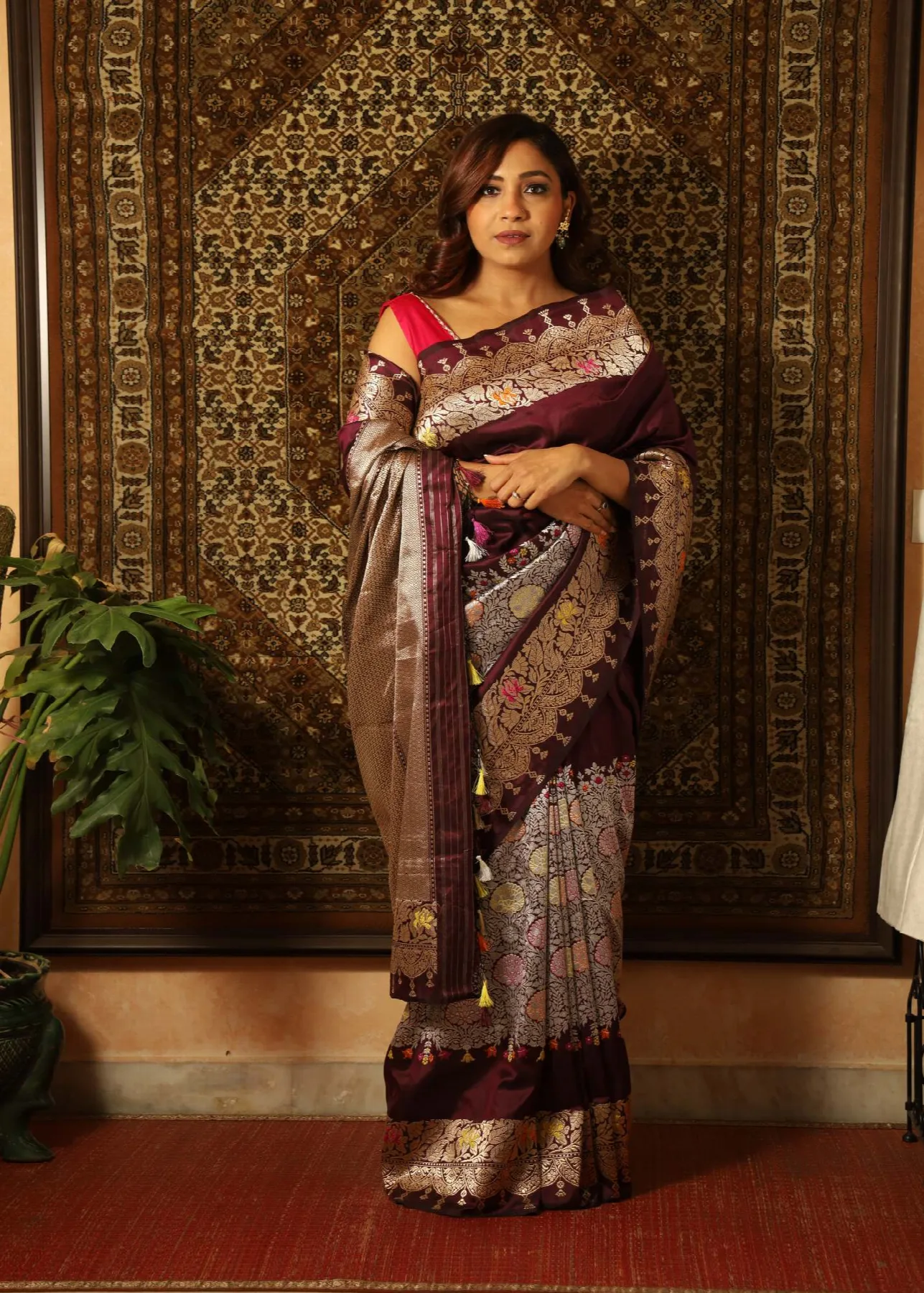 Purple Middle Kadhwa design